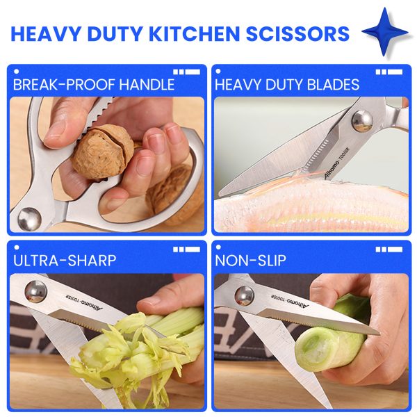 Aihomo Heavy Duty Kitchen Scissors