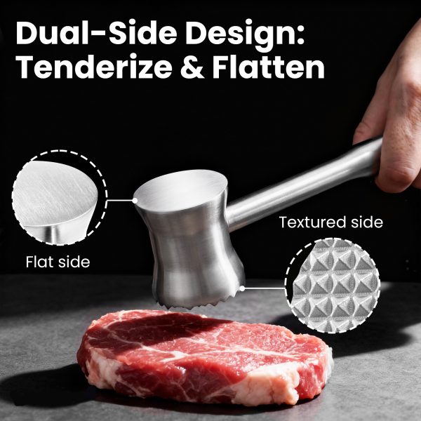Aihomo Stainless Steel Meat Tenderizer