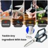 Aihomo All Purpose Kitchen Scissors with Herb Stripper