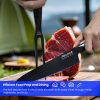 Aihomo Black Chef Knife & Carving Fork