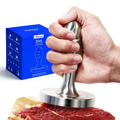 Aihomo 304 Stainless Steel Meat Pounder Tenderizer Tool
