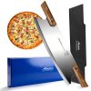 Aihomo Professional Pizza Cutter Rocker,