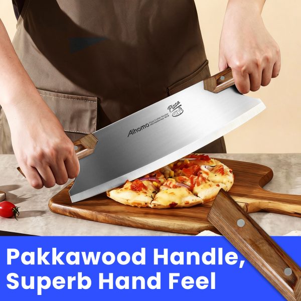 Aihomo Professional Pizza Cutter Rocker,
