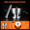 Aihomo 304 Stainless Steel Mortar and Pestle Set