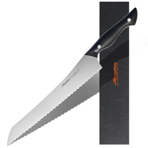 10 Inch Offset Bread Knife German Stainless Steel