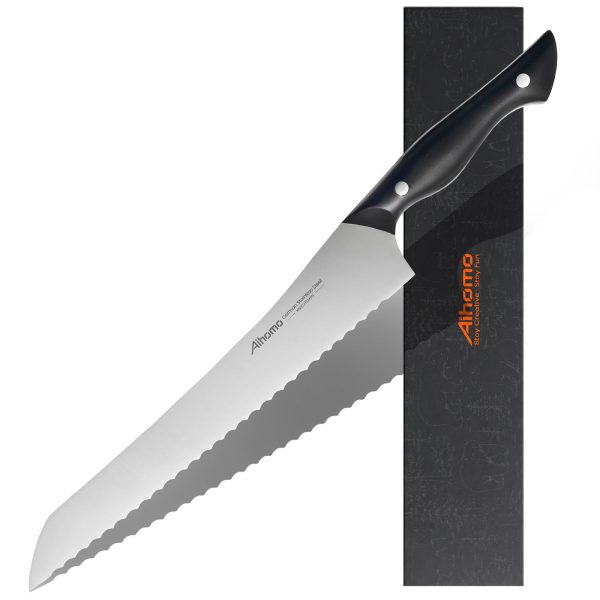 10 Inch Offset Bread Knife German Stainless Steel