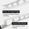 5.5 Inch Offset Cheese Knife Wide Serrated Edge