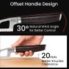 5.5 Inch Offset Cheese Knife Wide Serrated Edge