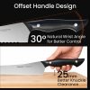10 Inch Offset Bread Knife German Stainless Steel